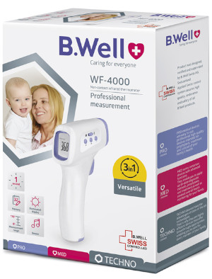 Безконтактен инфрачервен термометър B.Well WF-4000