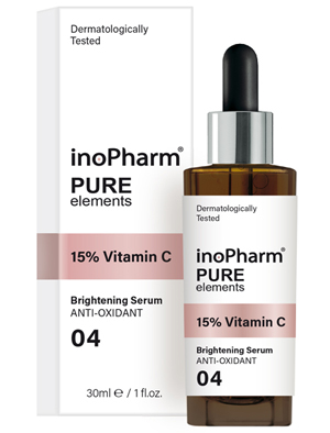inoPharm Pure Elements Серум за лице с 15% витамин С