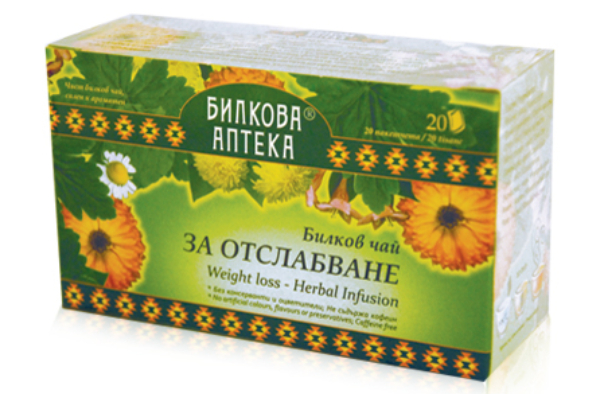 Билков Чай за Отслабване филтър 20 броя Биохерба