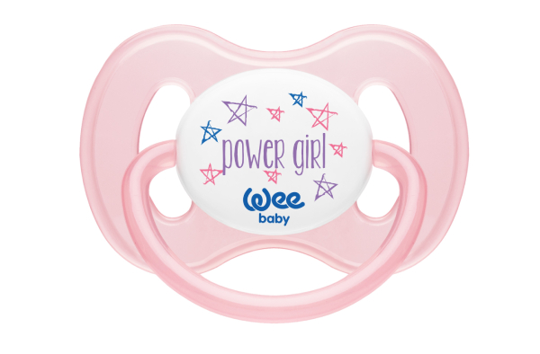 Wee Baby Ортодонтска зaлъгалка пеперуда с въздушна система, 0-6 месеца