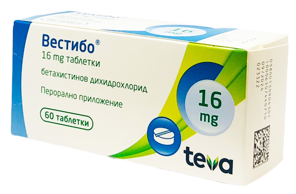 ВЕСТИБО ТАБЛ.16МГ Х 60
