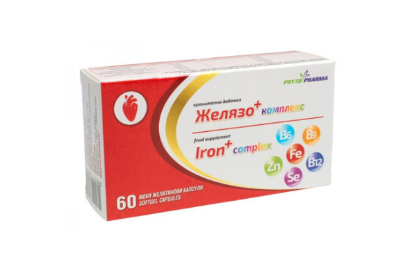 Желязо+ Комплекс 60 капсули Фитофарма