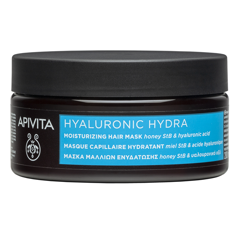 Apivita Hyaluronic Hydra хидратираща маска за коса 200 мл