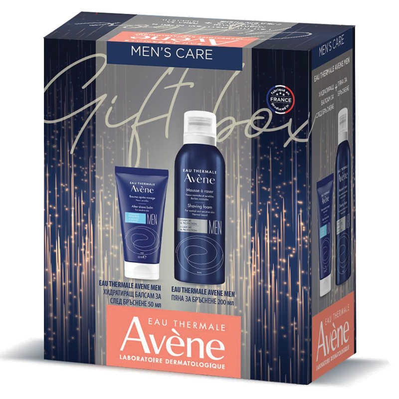 Avene Men Гел за бръснене 150 мл + Балсам за след бръснене 50 мл