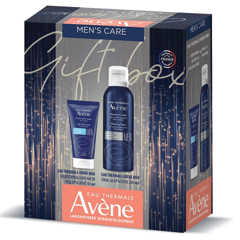 Avene Men Пяна за бръснене 200 мл + Балсам за след бръснене 50 мл
