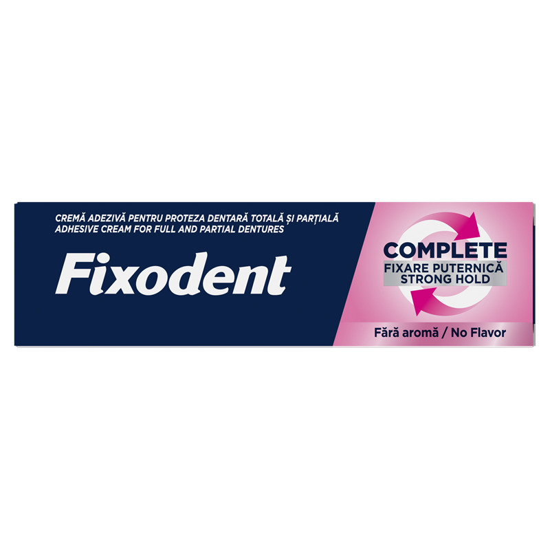 Fixodent Complete Фиксиращ крем за зъбни протези 47 гр без вкус