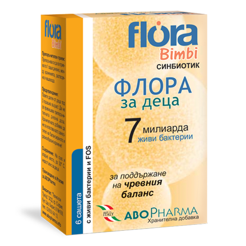 Флора Бимби 7 синбиотик за деца 6 сашета