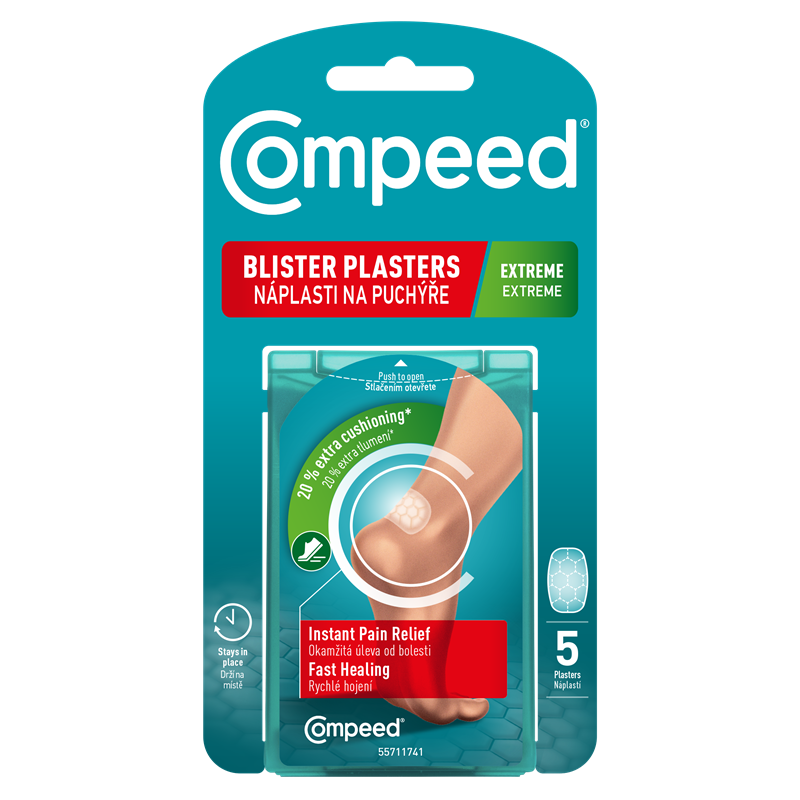 Compeed Extreme пластири за мехури 5 броя