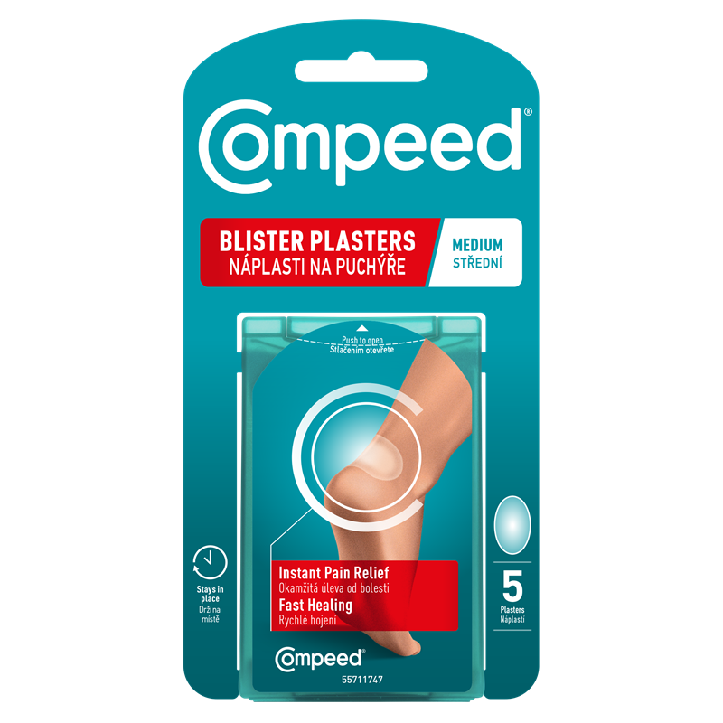 Compeed пластири за мехури 5 броя среден размер