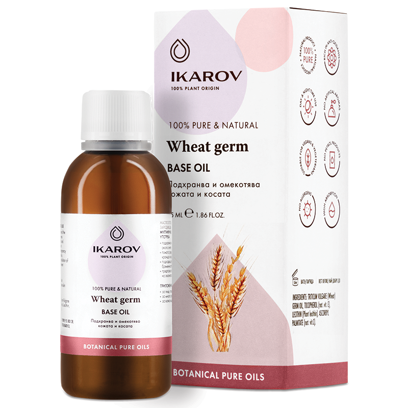 Масло от пшеничен зародиш 55 ml за подхранена и мека кожа и коса