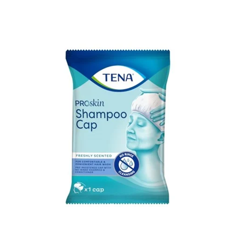 Шапка за сухо измиване на косата Tena