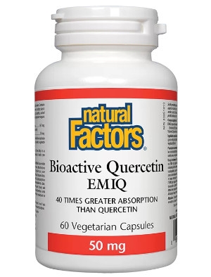 Кверцетин Биоактив EMIQ 50 мг 60 капсули Natural Factors