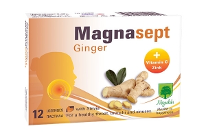 Магнасепт Джинджифил, Magnasept Ginger 12 пастила