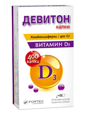 Девитон 400 IU капки 20 мл Фортекс