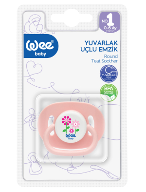 Wee Baby Непрозрачна зaлъгалка с овално тяло, 0-6 месеца