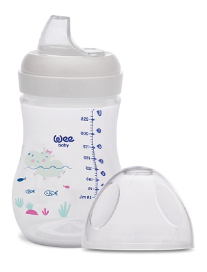Wee Baby Natural Преходна неразливаща се чаша, 6+ месеца 250мл.