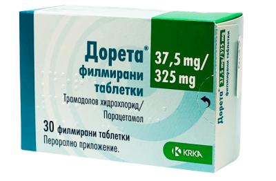 ДОРЕТА ТАБЛ. 37,5МГ/325МГ Х 30