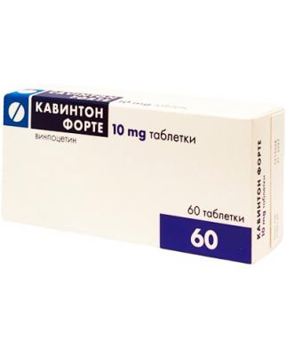 КАВИНТОН ФОРТЕ ТАБЛ. 10МГ Х 60