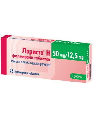 ЛОРИСТА Н ФИЛМ ТАБЛ.50/12.5МГ Х 28