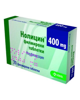 НОЛИЦИН ТАБЛ. 400МГ Х 20