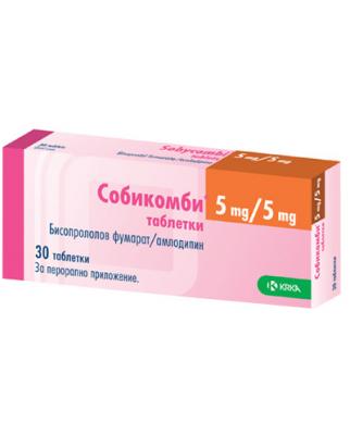 СОБИКОМБИ 5МГ/5МГ ТАБЛ. Х 30