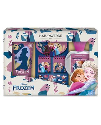 Frozen Нежна тоалетна вода + Нежна пяна за душ + Бележничета и пухкави стикери