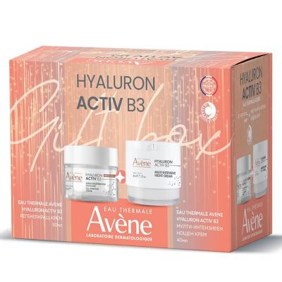 Avene Hyaluron Activ B3 Регенериращ крем 50 мл + Мулти-интензивен нощен крем 40 мл