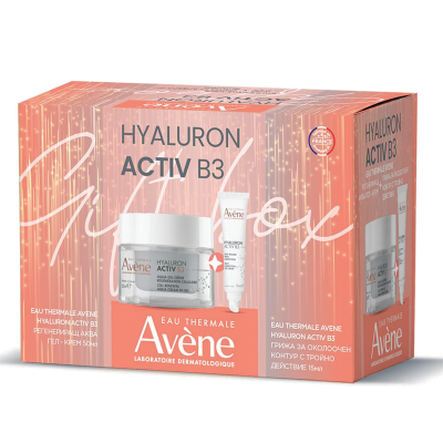 Avene Hyaluron Activ B3 Регенериращ аква гел-крем 50 мл + Околоочен крем 15 мл