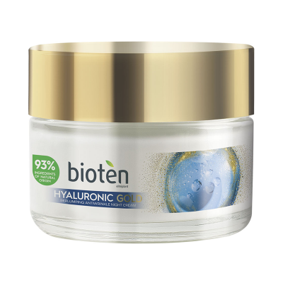 Bioten Hyaluronic Gold Нощен крем против бръчки 50 мл