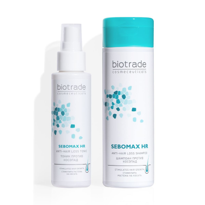 Biotrade Sebomax HR шампоан против косопад 200 мл + Tоник против косопад 75 мл
