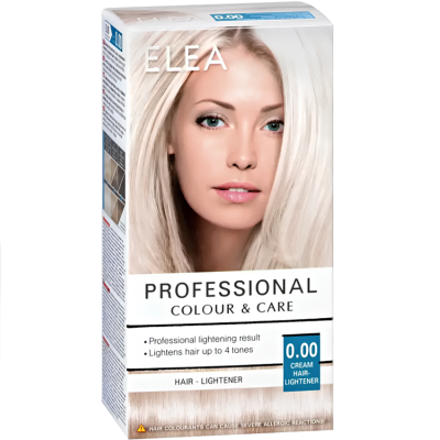 Боя за коса Elea Professional colour&care 123ml крем изсветлител 0.00