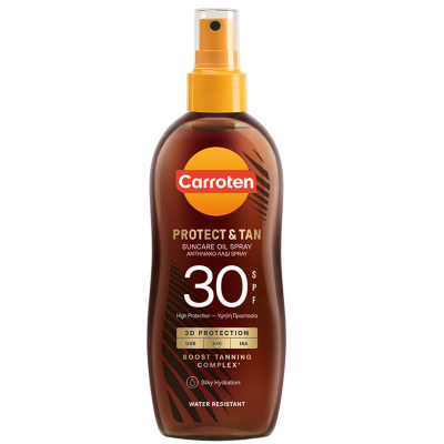 Carroten Protect & Tan Слънцезащитно олио за придобиване на тен SPF30 150 мл