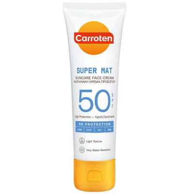 Carroten Super Mat Слънцезащитен крем за лице с матиращ ефект SPF50 50 мл
