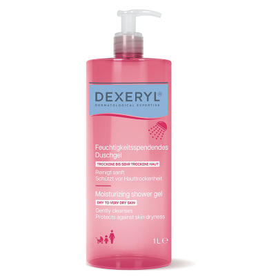 Dexeryl Хидратиращ душ гел 1 л за суха до много суха кожа