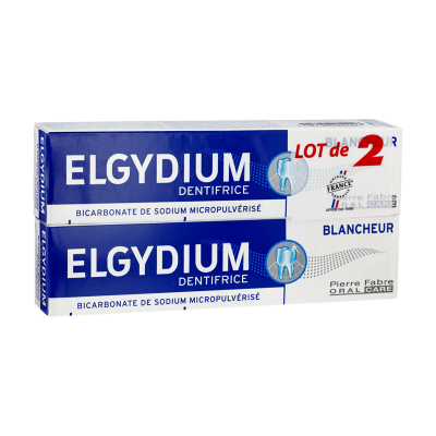 Elgydium Избелваща паста за зъби 75мл 2бр