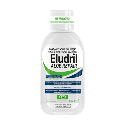 Eludril Aloe Repair Антиплакова вода за уста 500мл