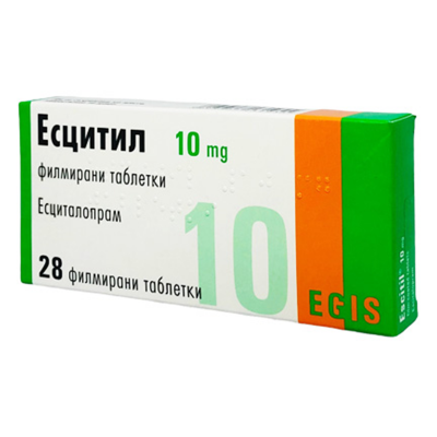 ЕСЦИТИЛ ТАБЛ. 10МГ Х 28