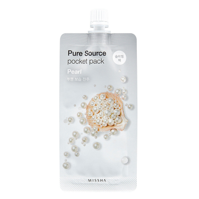 Missha Pure Source Pocket Pack Pearl Нощна маска с перлени частици 100 мл