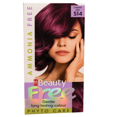 Фито боя за коса MM Beauty Colour Sense 125мл Дълбоко черешово червено S14
