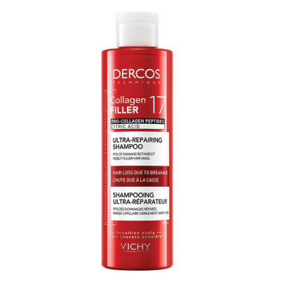 Vichy Dercos Collagen 17 Filler Ултравъзстановяващ шампоан 200 мл