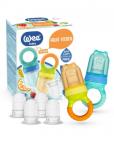Wee Baby Комплект сито за плодове 2бр. + резервни силиконови мрежички 4бр.