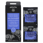 Apivita Express Beauty хидратираща и предпазваща от замърсяване маска за лице с лавандула 2х8мл х 6 броя