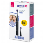 B.Well Sonic PRO-850 Електрическа звукова четка за зъби в черен цвят