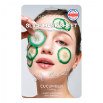 Kocostar Cucumber Slice Mask Текстилна маска за лице краставица 6 слайса