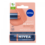 Nivea Caring Beauty Балсам за устни и скули SPF30 Nude 4,8 гр