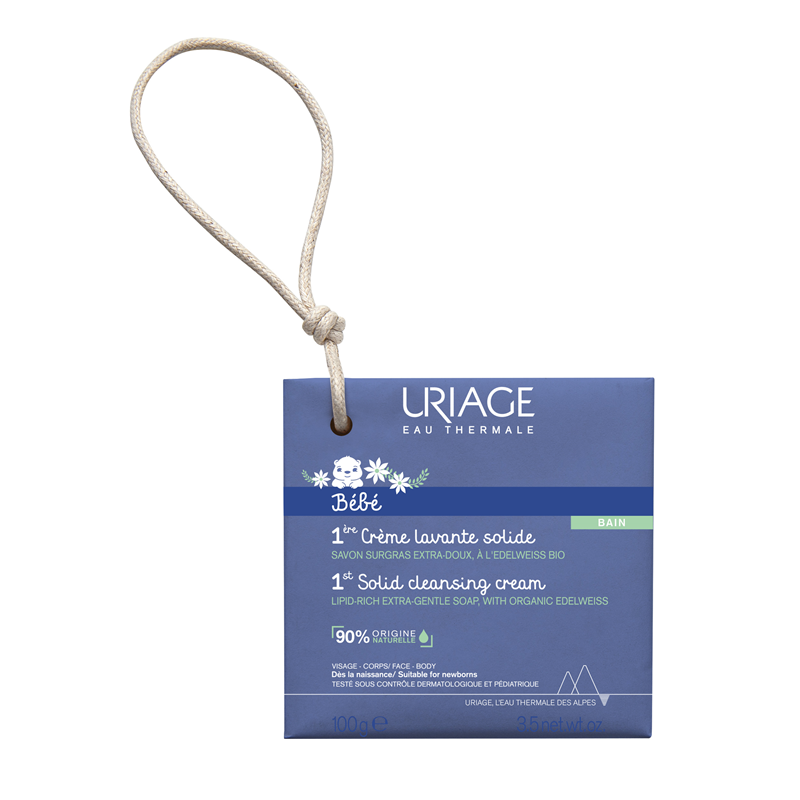 Uriage Bebe 1er почистващ крем-сапун за бебета и деца 100 гр